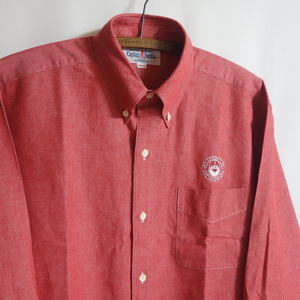 【良好 日本製 CAPTAIN SANTA キャプテンサンタ BDシャツ M】シャンブレー ピンポイントオックスフォード ワンポイント刺繍 