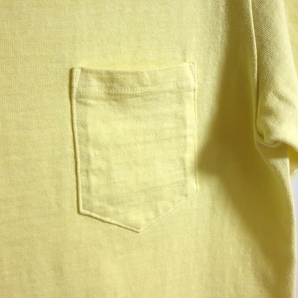 【ATLAST&CO. Butcher Products POCKET TEE S（36-38）】YEL ポケT ポケット Tシャツ AT LAST & CO. BUTCHER PRODUCTS TIMEWORN CLOTHINGの画像5