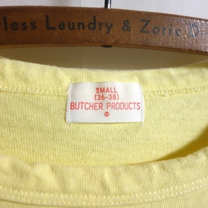 【ATLAST&CO. Butcher Products POCKET TEE S（36-38）】YEL ポケT ポケット Tシャツ AT LAST & CO. BUTCHER PRODUCTS TIMEWORN CLOTHINGの画像4