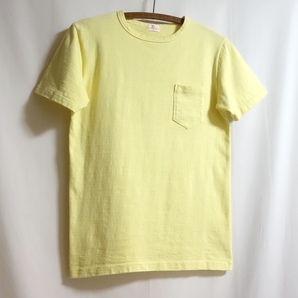【ATLAST&CO. Butcher Products POCKET TEE S（36-38）】YEL ポケT ポケット Tシャツ AT LAST & CO. BUTCHER PRODUCTS TIMEWORN CLOTHINGの画像2