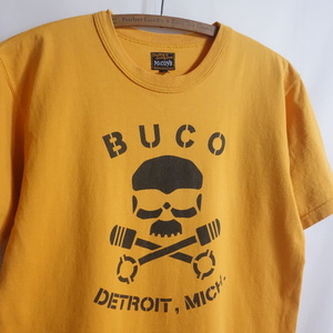 【リアルマッコイズ Buco スカルピストン Tシャツ M】ブコ The Wild One 乱暴者 B.R.M.C.マーロン・ブランド The REAL McCOY'S 