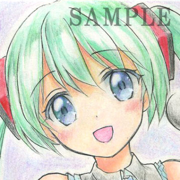 Ilustración dibujada a mano ◆ Hatsune Miku VOCALOID (B6), historietas, productos de anime, ilustración dibujada a mano