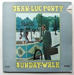 ◆ JEAN-LUC PONTY - WOLFGANG DAUNER - NHOP / Sunday Walk ◆ SABA SB 15139 ST (Germany) ◆