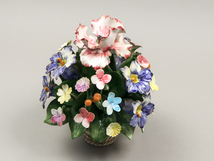 nPbW カポディモンテ Capodimonte イタリア 陶花 置物_画像4