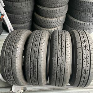 175/65R14 ブリヂストン ネクストリー 中古夏タイヤ４本セット　2018年製　パンク修理１本あり　送料無料