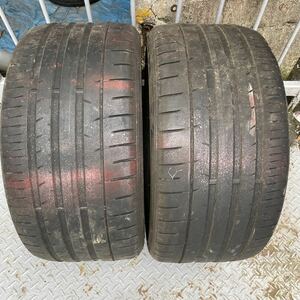 ダンロップ 夏 サマータイヤ DUNLOP SP SPORT MAXX 050+ 265/35ZR19 94Y 中古タイヤ　　　　２本セット　送料無料