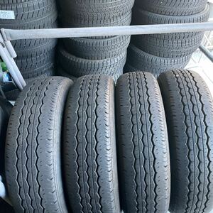 195/80R15 107/105L LT ブリヂストン BRIDGESTONE RD-613 STEEL 　中古夏タイヤ４本セット　2018年製