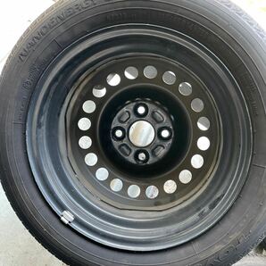 155/65R14 トーヨー ナノエナジー 3 B 鉄ホイール４本セット バリ山 14x4.5J PCD 100 ハブ径54の画像6