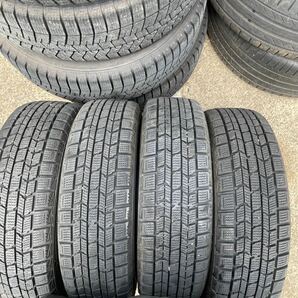 155/65R13 だダンロップ DSX-2 中古スタッドレス タイヤ４本セット 2010年製 バリ山 良品の画像1