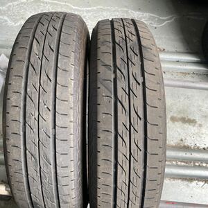 155/80R13 ブリヂストン ネクストリー 中古夏タイヤ２本セット　2022年製　送料無料