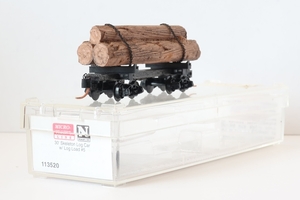 Micro Trains 113520 30 ft skeleton log car wood transportation car 