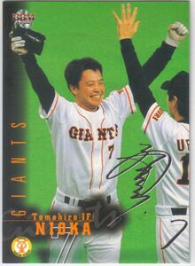 Томохиро Ниока Гигант yomiuri Giants 01bbm № 273 Параллель