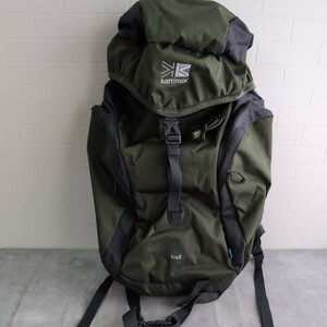 美品 KARRIMOR カリマー trail25 リュックサック バックパック アウトドア 登山 トレッキング カーキグリーン×グレー ポリエステル