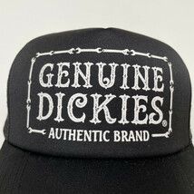 未使用品 Dickies ブラック メッシュキャップ メンズレディース カジュアル アメカジ アウトドアキャンプゴルフ プリントロゴ ディッキーズ_画像4