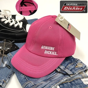 未使用品 Dickies ピンク キャップ レディース メンズ ランニング ジム アウトドアキャンプ ゴルフ フェスカジュアルロゴタグ ディッキーズ