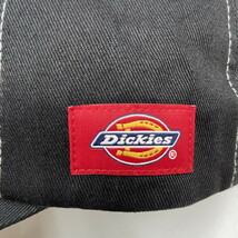 未使用品 Dickies ブラック キャップ メンズ レディース アウトドア キャンプ バイク ゴルフ カジュアル ホワイトロゴ 刺繍黒 ディッキーズ_画像5