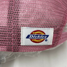 未使用品 Dickies ホワイト×ピンク メッシュキャップ メンズレディース カジュアルアメカジ アウトドア キャンプゴルフ ロゴ ディッキーズ_画像5