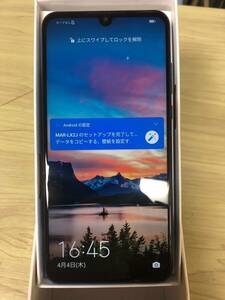 【中古/SIMフリー】Huawei P30lite MAR-LX2J ピーコックブルー 64GB 【1円スタート】