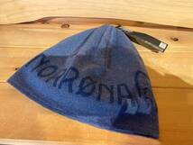 新品　NORRONA /29 light merinoull logo Beanie　Blue　バックカントリー　スノートリップ　29merinoulllogoBeanie NORRONA （ノローナ） _画像2