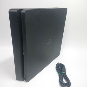 【1円～】PS4 本体 動作確認済み FW8.50 SONY PlayStation4 プレイステーション4 CUH-2200A 500GB ケーブル ジェット・ブラック の画像1