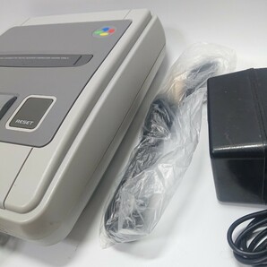 【メンテ済み】スーパーファミコン 本体 コントローラー 任天堂 SFC AVケーブル Nintendo SUPER FAMICOM ACアダプタの画像4