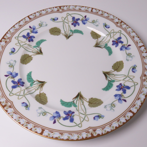 【ONE'S】Haviland LIMOGES アビランド リモージュ アンペラトリス ユジェニー エリゼ宮殿 晩餐会用食器 プレート 直径26cm 6枚セット 大皿の画像6