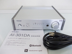 TEAC　AI-301DA　DAC機能搭載プリメインアンプ　Hi-Rez対応　ティアック