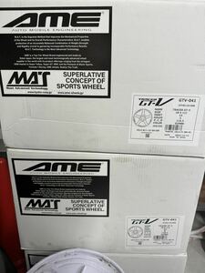 未使用品 KYOHO AME TRACER GTV 18インチ 11J+15 4本セット PCD114.3