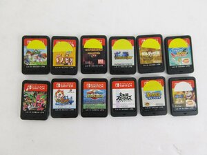 【ジャンク品/ケース無し】★ニンテンドースイッチ　ソフト12本セット　大乱闘スマッシュブラザーズ　他★未検品 【ゲ-553】