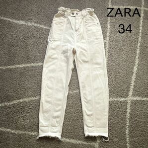 【美品】ZARAのデニムパンツ　34 Sサイズ