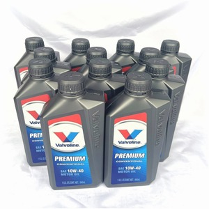 NEWボトル　宅配便発送　Valvoline Premium Conventional　プレミアム　コンベショナルオイル　10W-40　1QT（946ml）お買得12本セット