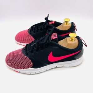 衝撃プライス！『エッセンシャルモデル！』【NIKE ナイキ/フレックス】高級ランニングシューズ！ピンク×ブラック/jp25cm！4.11の画像2