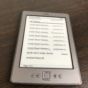 Amazon アマゾン Kindle D01100 2GB 電子書籍リーダー 通電しますの画像3