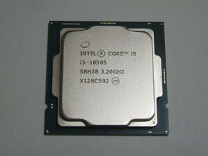 ■インテルCPU■第10世代 Core i5-10505 (3.20～4.60GHz)■ 6コア/12スレッド ■ SRH38 ■LGA1200■インテル製検査ソフト：正常