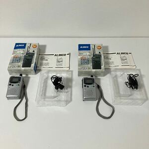 ALINCO Alinco special small electric power transceiver DJ-P20 2 pcs earphone Mike EME-23A box owner manual attaching .