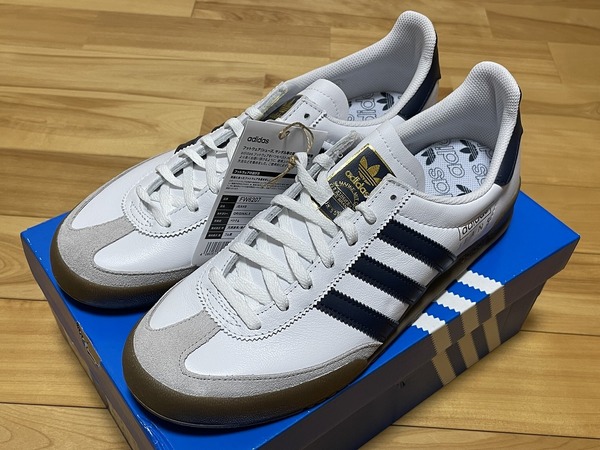 新品 adidas ORIGINALS JEANS スニーカー レザー 27.0cm ネイビー FW6207