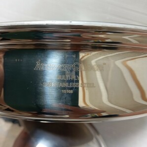 Amway Queenアムウェイ クィーン 大フライパン MULTI-PLY 18/8 STAINLESS STEEL Made in USA 片手鍋の画像9