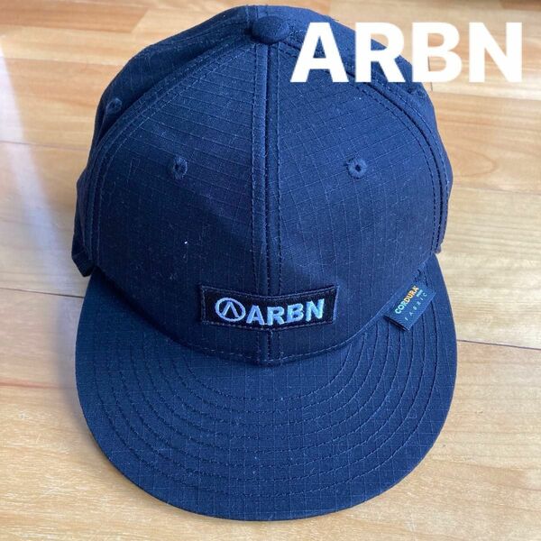 ARBN キャップ 帽子 ブラック Cap 日除けつき