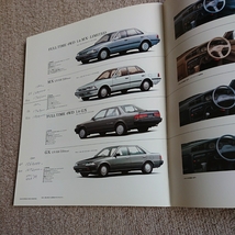 廃盤、マイナー車、昭和63年9月発行、型式E-ST171、E-ST170、トヨタ コロナ 4ドア セダン。本カタログ。_画像10