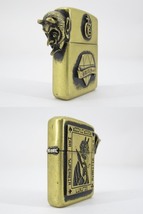 k70672-ap [送料650円]中古◇GANGSTERVILLE ×galcia ZIPPO ARMOUR TYPE BRASS DEVIL CLOSS DIAMOND/オイルライター [162-240423]_画像3