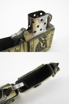 k70672-ap [送料650円]中古◇GANGSTERVILLE ×galcia ZIPPO ARMOUR TYPE BRASS DEVIL CLOSS DIAMOND/オイルライター [162-240423]_画像6