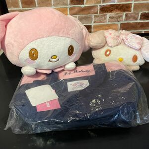 サンリオ　マイメロディぬいぐるみ　肩掛けバッグ　保冷バッグ　