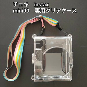  Cheki instax mini 90 exclusive use clear case with strap 