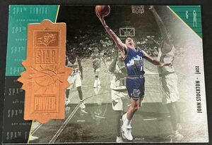 NBA 98-99 UPPER DECK SPX FINITE #110 John Stockton 5,400枚限定シリアルナンバー入り　※コンディション注意 3503