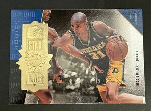 NBA 98-99 UPPER DECK SPX FINITE RADIANCE #91 Reggie Miller 2,700枚限定シリアルナンバー入り　※コンディション注意 1059