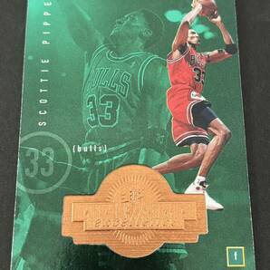 NBA 98-99 UPPER DECK SPX FINITE #209 Scottie Pippen 1770枚限定シリアルナンバー入り ※コンディション注意の画像1