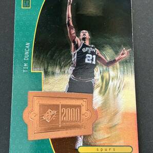 NBA 98-99 UPPER DECK SPX FINITE #154 Tim Duncan 4,050枚限定シリアルナンバー入り ※コンディション注意 3187の画像1