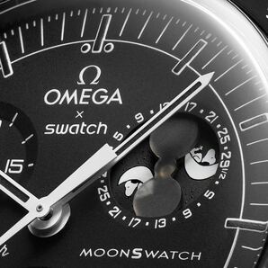 Snoopy x OMEGA x Swatch BIOCERAMIC MoonSwatch Mission To The Moonphase Black スヌーピー × オメガ × スウォッチ 正規品 本物の画像1