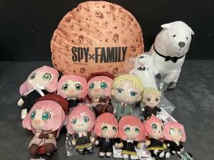 ■【現状品】SPY×FAMILY スパイファミリー ぬいぐるみ クッション / アーニャ ロイド ボンド