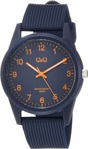 シチズン Q&Q] 腕時計 アナログ 防水 ウレタンベルト VS40-012 ネイビー